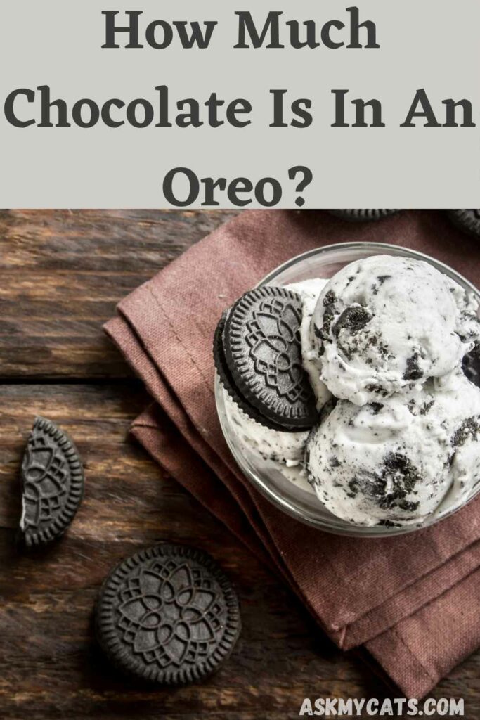 how much chocolate is in an Oreo?