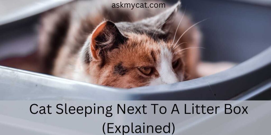 Cat Sleeping Next To A Litter Box (Explained)